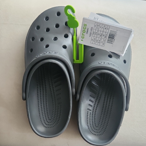 CROCS Shoes - CROCS Gray Sandals Slip-Resistant Design Womens 9 Mens 7